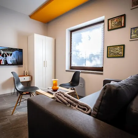 Gray Brick Apartment Subotica